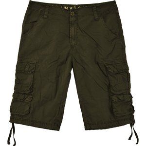 Mens Cargo Shorts 818-Olive green color,